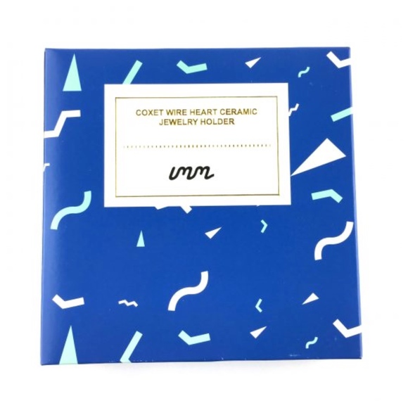 Imm Living Coxet Wire Heart Ceramic Jewelry Holder - Picture 3 of 3